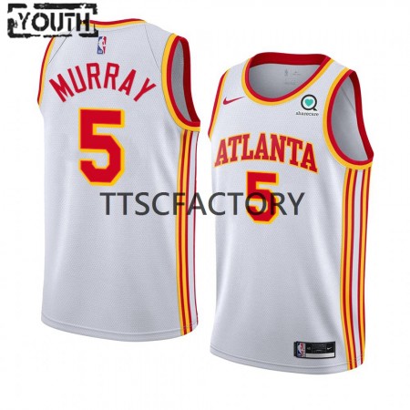 Dres Atlanta Hawks Dejounte Murray 5 Nike 2022-23 Association Edition Bijela Swingman - Dječji